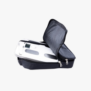 White electronic InBody device with a black cover 